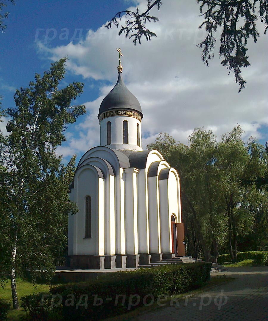 Часовня в Парке Победы в г. Омске